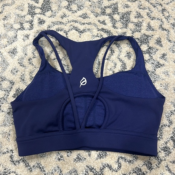 Navy Blue Ptula Sports Bra - Picture 2 of 2